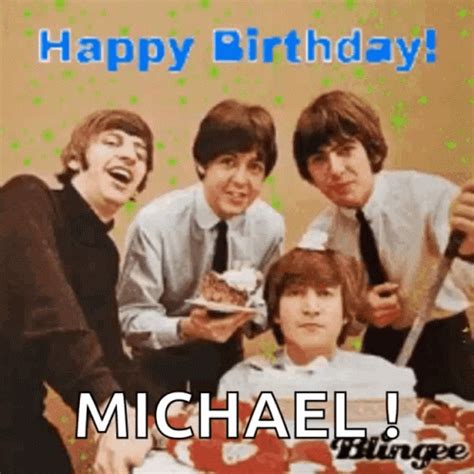 Share the best GIFs now >>>. . Beatles happy birthday gif